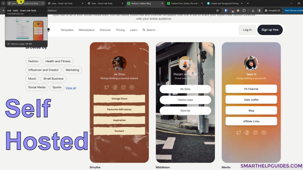 Create LINK IN BIO with your Personal Custom Domain (self hosted) - LinkTree Alternative