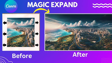 How to use Canva AI Magic Expand |  Unlock Canva AI Magic Expand #AI