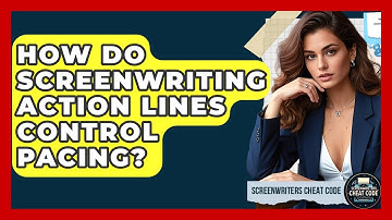 How Do Screenwriting Action Lines Control Pacing? - Screenwriter