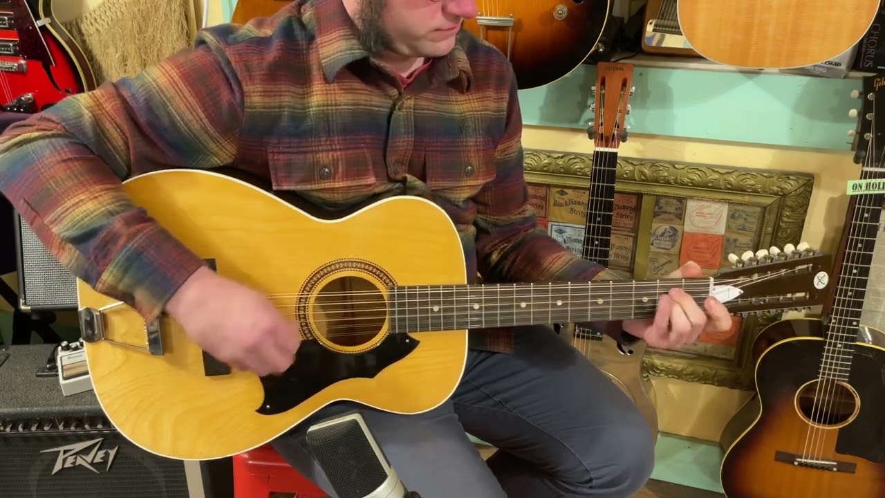 harmony★silvertone★stella★airline★kay 1969 Silvertone (Harmony) S1227 Stella-style 12-string guitar