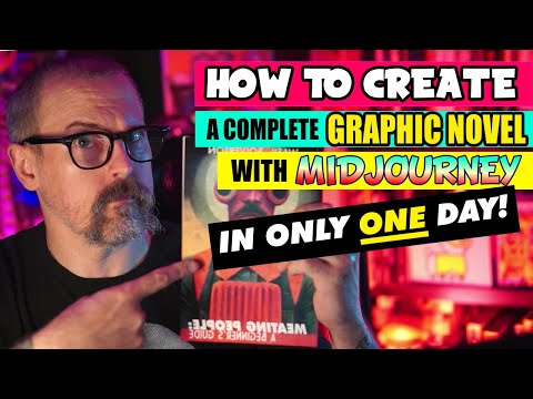 MIDJOURNEY - How To Create a Complete Graphic Novel in ONE Day