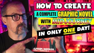 MIDJOURNEY  How To Create a Complete Graphic Novel in ONE Day