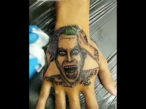Joker Tattoo Joker Tattoo On Hand Joker Tattoo Design Joker Tattoo For Men Youtube