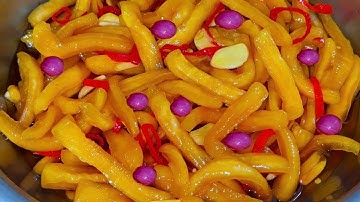 CỦ CẢI NGÂM NƯỚC MẮM Giòn Rụm Thơm Ngon Không Cần Phơi Nắng Để Ăn Được Lâu Làm Nhanh Gọn.