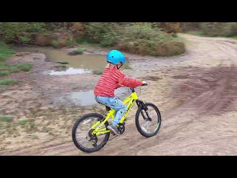 Monty cycling on the Viewpoint May Bank Holiday