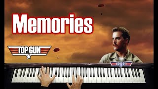 Video thumbnail of "Top Gun - Memories (Harold Faltermeyer) - Piano"