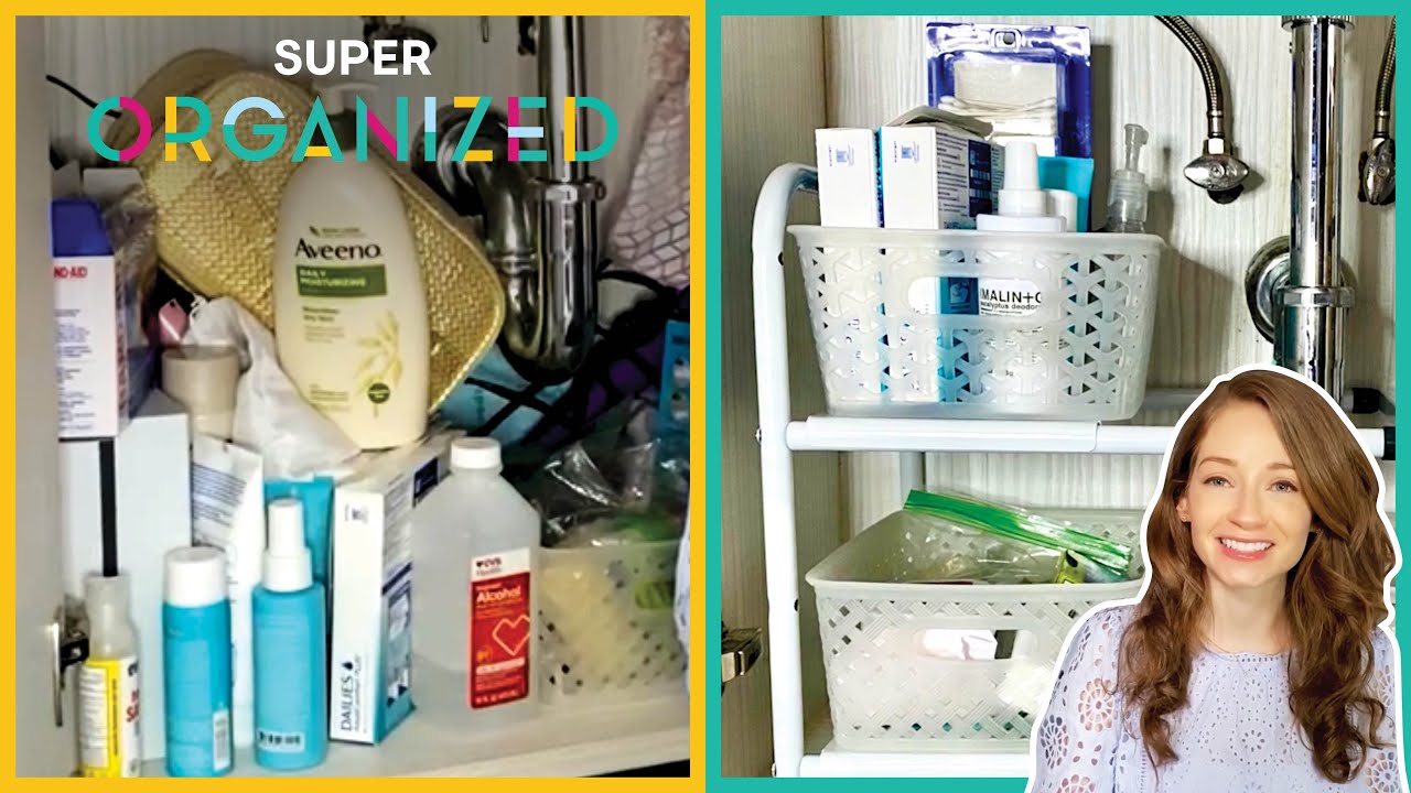 Organize  Under Sink Storage — iron & twine