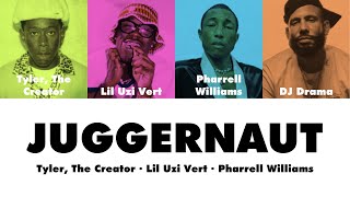 Tyler, The Creator – JUGGERNAUT (feat. Lil Uzi Vert &amp; Pharrell Williams) [color coded lyrics]