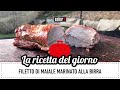 Videoricetta: Filetto di maiale marinato alla birra