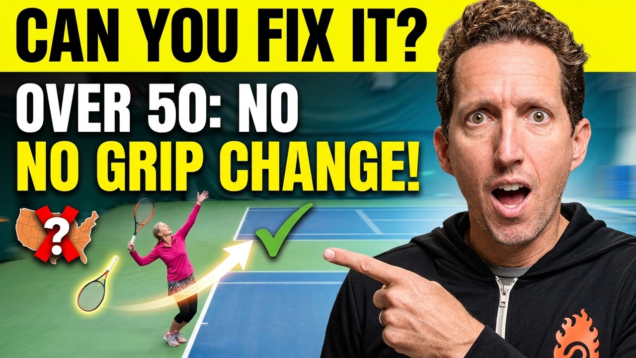 Can You Improve Your Serve After 50 Without Changing Your Grip