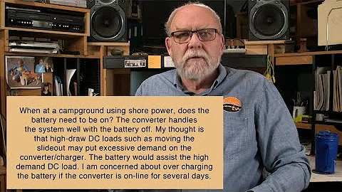 Straight Talk - Should RV Battery Stay On when Plugged into Shore Power?