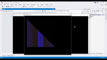 allegro5 and c++ | Bubble sort algorithm visualization using allegro5 and c++