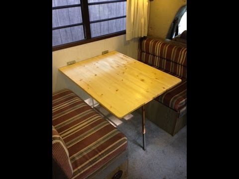Building an RV dinette table - YouTube