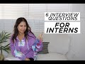 6 Questions You Will Be Asked In An Internship Interview ...