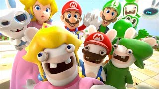 Mario + Rabbids Kingdom Battle - All Cutscenes Full Movie HD