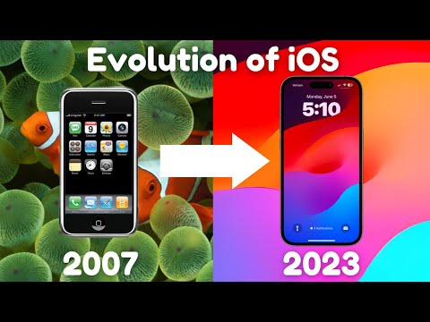 Evolution of iOS (2007 - 2023)