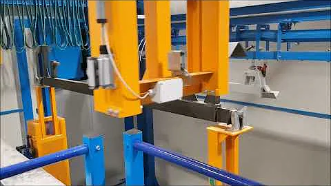 cataphoresis line for automotive components / linea cataforesi per componenti auto