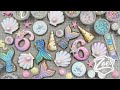 How to Make Unicorn/Mermaid Themed Cookies