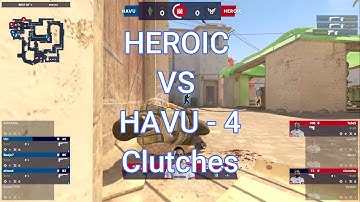 Heroic Vs Havu - 4 Clutches in EU RMR Open Qualifier | Mirage CS2