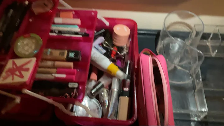 ASMR Organizing my makeup 