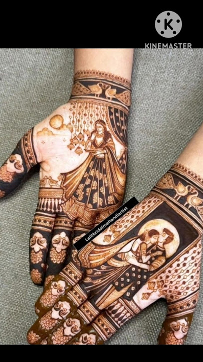 karva chauth mehndi 👰👰🌿🌿design#mehndi