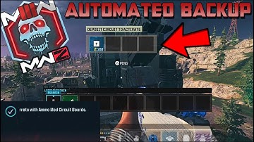 MWZ "AUTOMATED BACKUP" ACTIVATE 3 DEADBOLT TURRETS WITH AMMO MOD CIRCUIT BOARDS! MW3