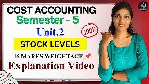 VOORRAADNIVEAUS || 16 PUNTEN || KOSTENBOEKHOUDING || EENHEID: 2 || 16M || SEM-5 || 💯 PASS @shivan...