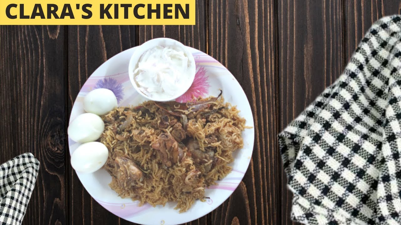 சிக்கன் பிரியாணி | chicken biryani recipe in tamil | chicken biryani recipe in pressure cooker | clara