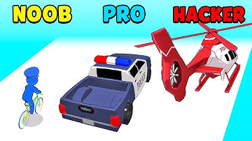 NOOB vs PRO vs HACKER ~ Super Car 3D Gameplay All Levels NGH97FG