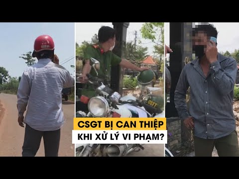 Làm rõ chuyện cảnh sát giao thông "bị sếp can thiệp" khi xử lý xe vi phạm