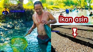 berburu ikan untuk proses pembuatan ikan asin