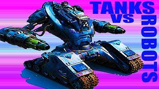 TANKS VS ROBOTS как War robots роботы vs танков битва онлайн видео для детей TANK vs ROBOTS #8 TANKS VS ROBOTS как War robots роботы vs танков битва онлайн видео для детей TANK vs ROBOTS #8