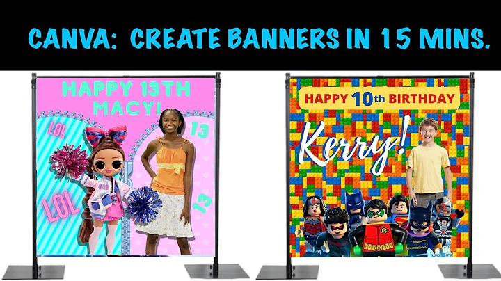 CANVA: HOW TO CREATE A BANNER IN 15 MINUTES OR LESS