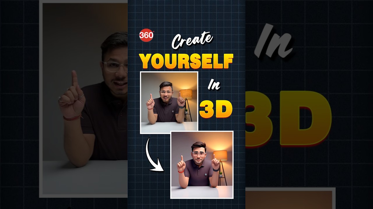 Create Your Own 3D Character #3d #3danimation #aitools #instaedits #edits #igedits #instagramedit