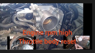 Honda BRV Engine RPM High Throttle Body reset problem solution