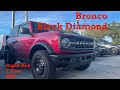 2021 Bronco Black Diamond 2 Door Rapid Red MIC Exterior Walkaround