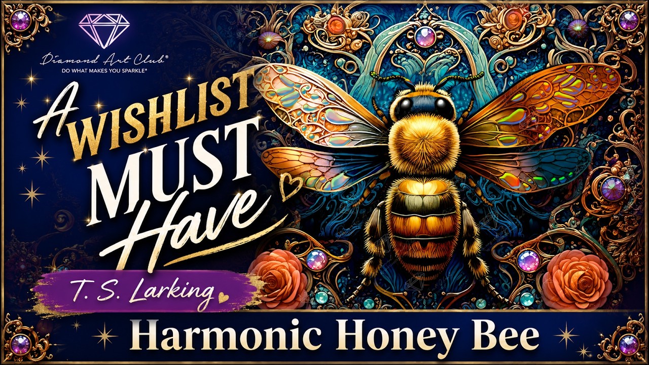 Wishlist Must Have? 💎🐝 Harmonic Honey Bee | Diamond Art Club