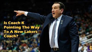 Lakers Snack Pack- Is Coach K Helping Out The Lakers?