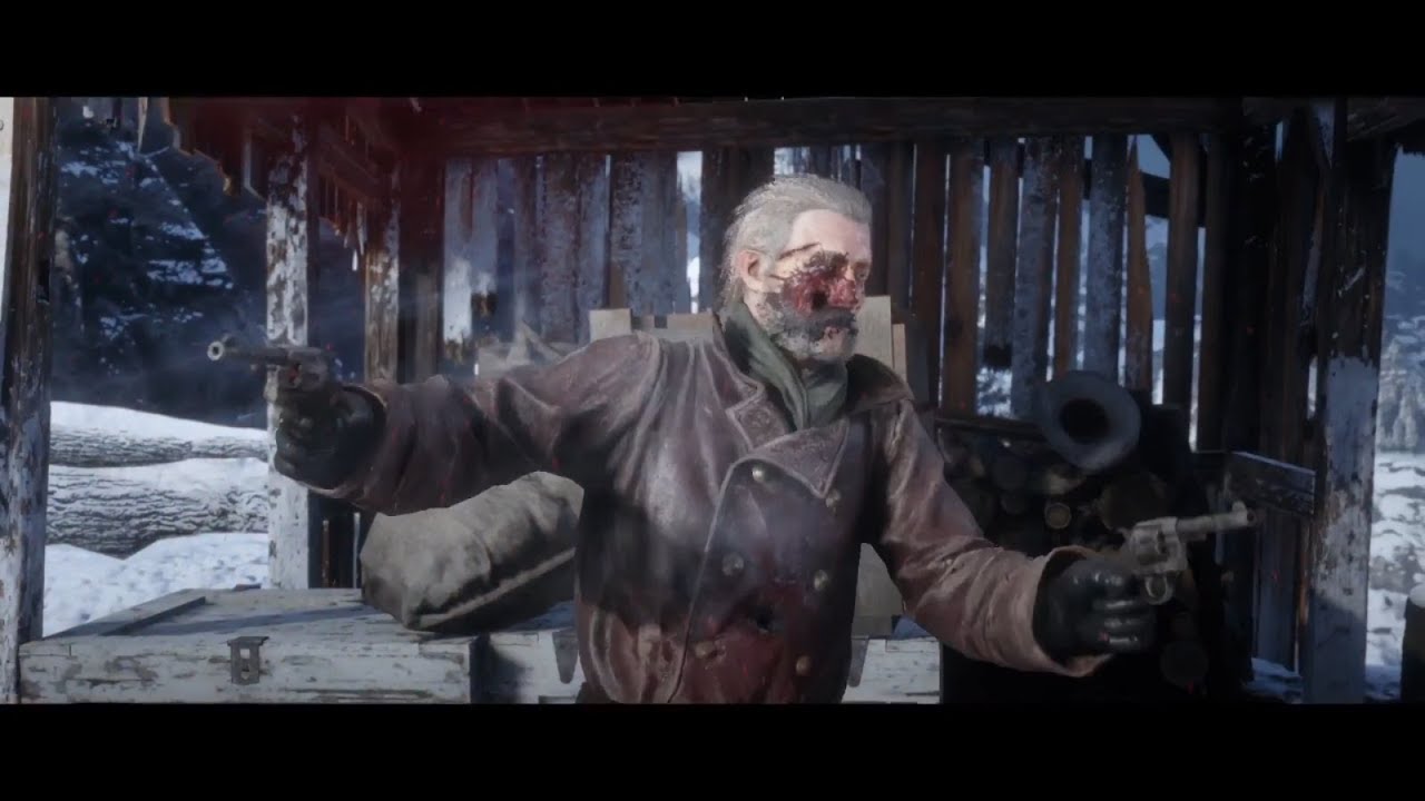 Red Dead Redemption 2 - John Marston Kills Micah Bell Ending (Headshot Kill)