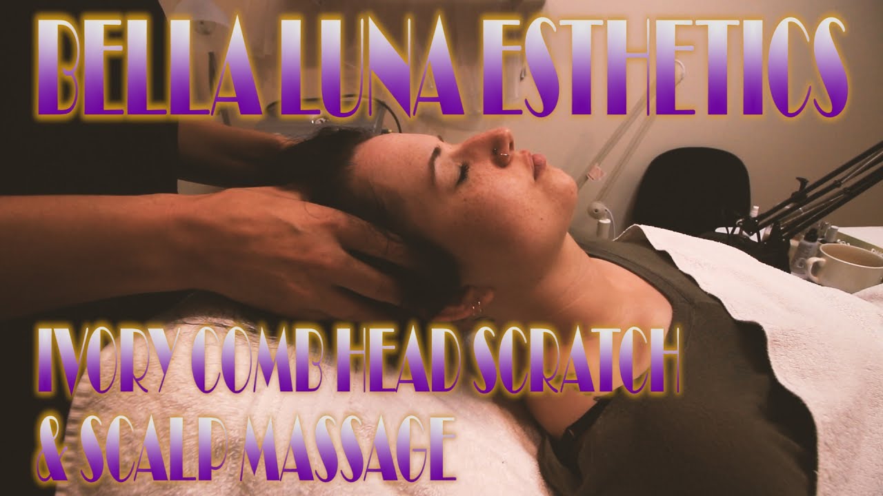 Ivory Asmr 💜 Ivory Comb Head Scratch & Scalp Massage - No Talking - ASMR Sounds ...