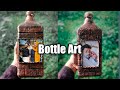 Antique Bottle Art with photos