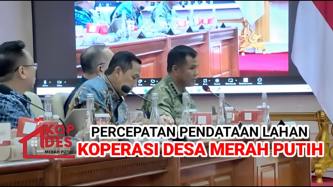 Percepatan Pendataan Lahan Koperasi Desa Merah Putih