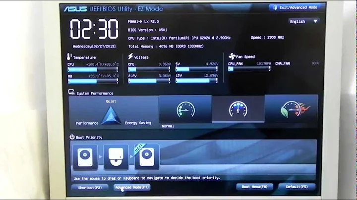 Linux boot on Asus P8H61-M LX R2.0 SERIES Motherboard(Asus H61M-C,no need change BIOS)