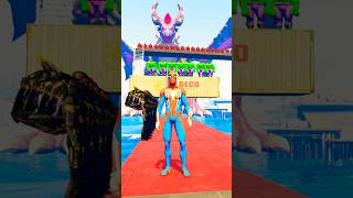 GTA 5 SPIDERMAN vs Hulk vs VenomPool Epic Ragdolls funny gaming video ep-107 #gta5 #ragdolls #shorts