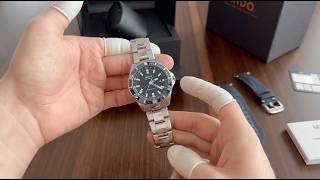 Adventure Starts at 44mm / Mido Ocean Star GMT Powermatic 80 Ref. M026.629.17.051.00 with 2 Straps
