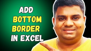 Hoe u een onderrand in Excel toepast