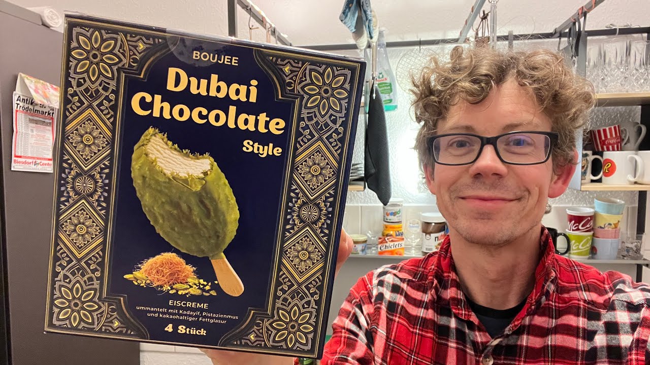 Lidl Dubai Chocolate Ice Cream Review