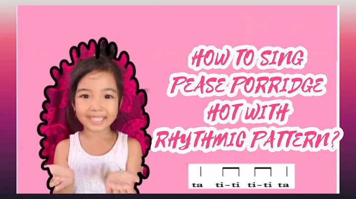 PEASE PORRIDGE HOT WITH RHYTHMIC PATTERN (KIDS EDI...