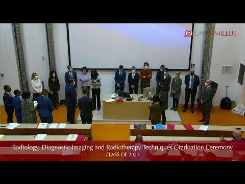 Radiology, Diagnostic Imaging and Radiotherapy Techniques Graduation Ceremony - class of 2021