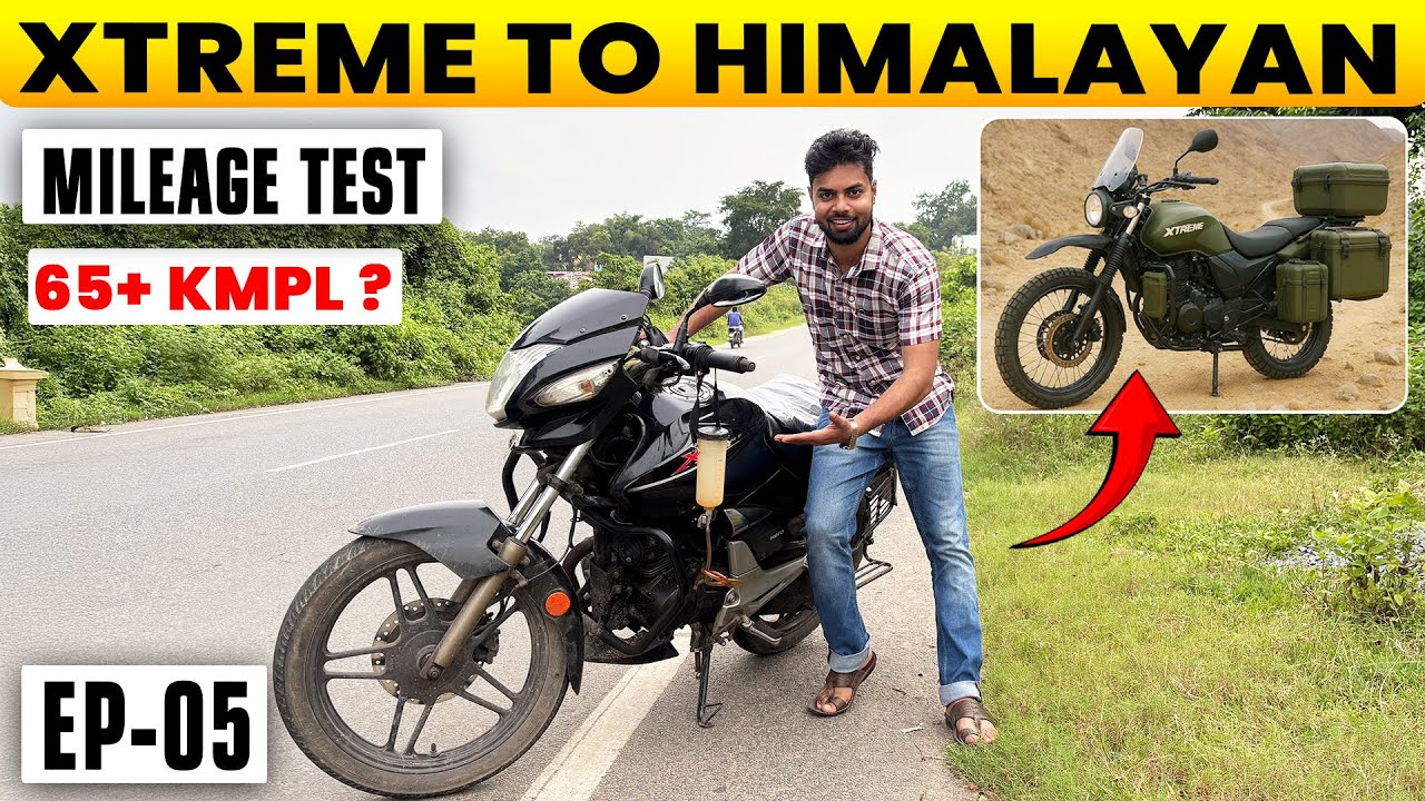 CBZ Xtreme Mileage Test 😱 | SHOCKING RESULT! Xtreme To Himalayan Modification EP-05 |